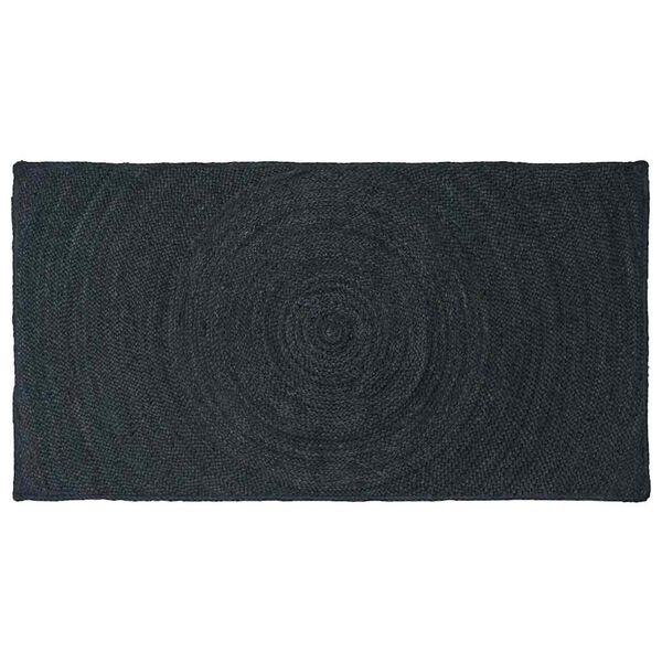 vidaXL Bereichsteppiche Rechtwinklig Dunkelgrau 80 x 150 cm Jute