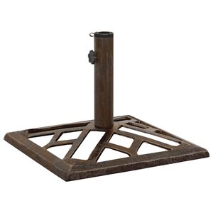 vidaXL Sonnenschirmst&auml;nder Bronzen 44x44x31 cm Gusseisen