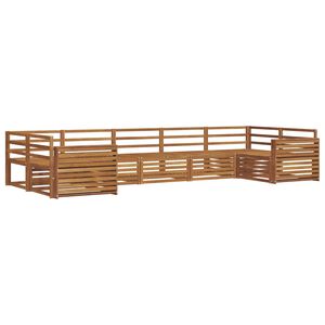 vidaXL Outdoor-Sofagarnitur 7 pcs Natur
