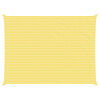 vidaXL Sonnensegel Gelb und Wei&szlig; 8 x 6 m 100 % Polyester Oxford