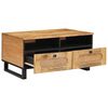 vidaXL Couchtisch Artisan-Eiche 80 x 54 x 40 cm Massivholz Mango