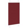 vidaXL Plissee Bordeauxrot 80x150 cm Stoffbreite 79,4 cm Polyester