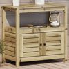 vidaXL Pflanztisch Ablagen 82,5x45x81 cm Impr&auml;gniertes Kiefernholz
