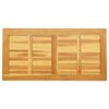 vidaXL Tischplatte Braun 100 x 50 x 2 cm Massivholz Akazie