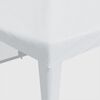 vidaXL Partyzelt mit 12 Mesh-Seitenteilen Wei&szlig; 8x4 m HDPE