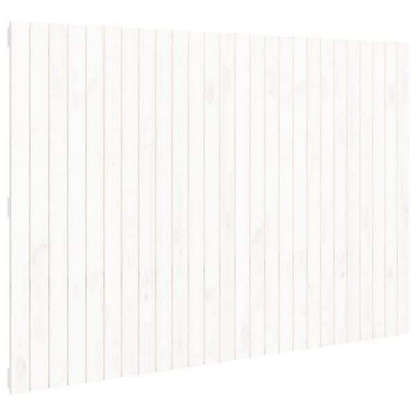vidaXL Wand-Kopfteil Wei&szlig; 166x3x110 cm Massivholz Kiefer
