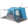 vidaXL Autozelt 4 Personen Blau Wasserfest