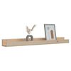 vidaXL Wandregale 2 Stk. 110x12x9 cm Massivholz Kiefer