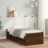 vidaXL Bett mit Schubladen Braun Eiche-Optik 75x190 cm