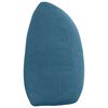 vidaXL R&uuml;ckenkissen Blau 160 x 24 x 50 cm Samt