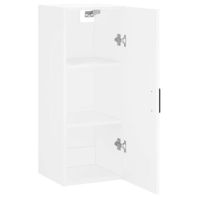 vidaXL Wandschrank Weiß 34,5x34x90 cm