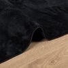 vidaXL Teppich OVIEDO Kurzflor Schwarz 80x200 cm
