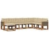 vidaXL Outdoor-Sofagarnitur 8 Stk. Natur und Beige