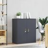 vidaXL Aufbewahrungsschrank Anthrazit 80 x 40 x 90 cm Stahl