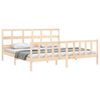 vidaXL Massivholzbett ohne Matratze 200x200 cm Kiefer