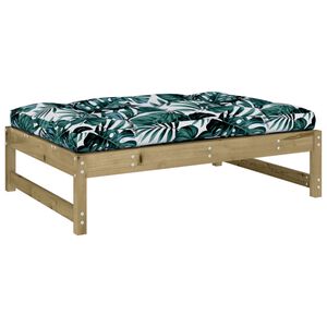 vidaXL Gartenhocker 120x80 cm Kiefernholz Impr&auml;gniert