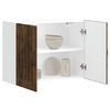 vidaXL K&uuml;chen-H&auml;ngeschrank Lucca R&auml;uchereiche Holzwerkstoff