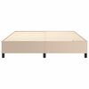vidaXL Boxspringbettgestell Cappuccino-Braun 180x200 cm Kunstleder
