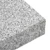 vidaXL Sonnenschirmst&auml;nder Grau 45 x 25 x 45 cm Granit und Stahl