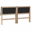 vidaXL Gepolstertes Kopfteil Taupe 180 cm Massives Kiefernholz