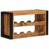 vidaXL Weinregal Braun 100 x 45 x 33 cm Massives grobes Mangoholz