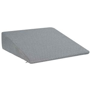 vidaXL Keil Kopfkissen 69 x 64 x 19 cm Mittel Viscoschaum Grau