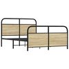 vidaXL Bettgestell ohne Matratze 120x190 cm Sonoma-Eiche Holzwerkstoff