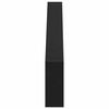 vidaXL M&ouml;belbeine 12 pcs Schwarz 54,6 x 4 x 10 mm Eisen