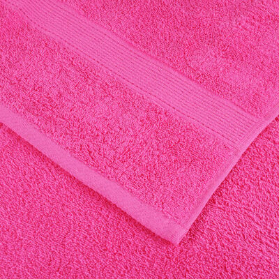 vidaXL Premium-Saunatücher 4 Stk Rosa 80x200cm 600g/m² 100% Baumwolle