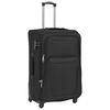 vidaXL 3-tlg. Weichgep&auml;ck Trolley-Set Schwarz