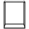 vidaXL Konsolentisch Wei&szlig; 60x35x75 cm Hartglas
