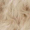 vidaXL Kunstschaffell Teppich Tafalla Beige &Oslash; 200 cm Polyester