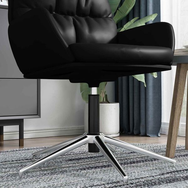 vidaXL B&uuml;rostuhl Gaszylinder Schwarz 14 cm Eisen