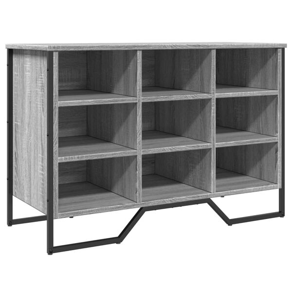 vidaXL Schuhregal Grau Sonoma 90x38x61,5 cm Holzwerkstoff