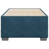 vidaXL Bettgestell Blau 90x200 cm Samt