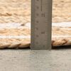 Dutch Lifestyle Teppich Jaipur Classic 150 cm Rund Natur und Creme