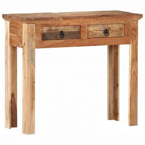 vidaXL Konsolentisch 90,5x30x75 cm Akazie und Recyceltes Massivholz