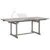 vidaXL Garten-Esstisch (150-200)x100x75 cm Massivholz Akazie
