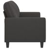 vidaXL 2-Sitzer-Sofa Grau 120 cm Kunstleder