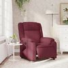 vidaXL Relaxsessel Elektrisch Weinrot Stoff