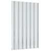 vidaXL Dachpaneele 36 Stk. Verzinkter Stahl Grau 60x36 cm