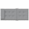 vidaXL Hochlehner-Auflagen 4 Stk. Grau Oxford-Gewebe