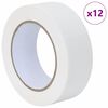 vidaXL Malerklebeb&auml;nder 12 pcs Wei&szlig; 38mm x 50m Papier
