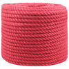 vidaXL Juteseil 10 mm Rot 100% Tossa Jute