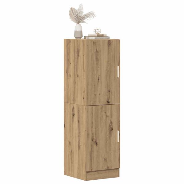 vidaXL K&uuml;chenschrank Artisan-Eiche 38x41,5x131,5 cm Holzwerkstoff