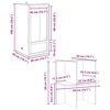 vidaXL Terrarium Braun 50 x 50 x 130 cm OSB
