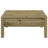 vidaXL Gartensofa 3-Sitzer Kiefernholz Impr&auml;gniert