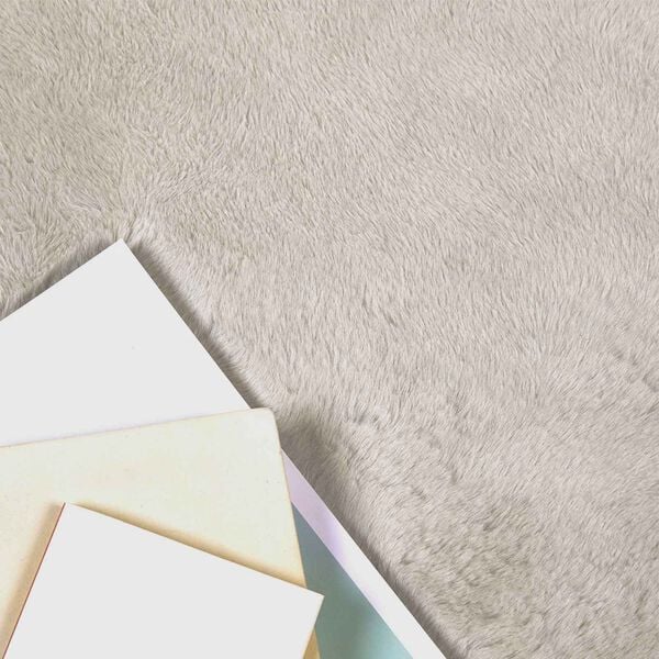vidaXL Kunstfell Hasen Teppich Olite Beige 240 x 340 cm Polyester