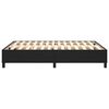 vidaXL Boxspringbettgestell Schwarz 140x190 cm Kunstleder