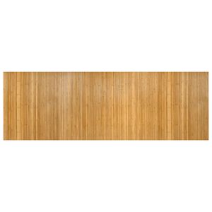vidaXL Teppich Rechteckig Natur 100x300 cm Bambus